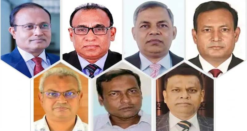 সাত বিশ্ববিদ্যালয়ে নতুন উপাচার্য