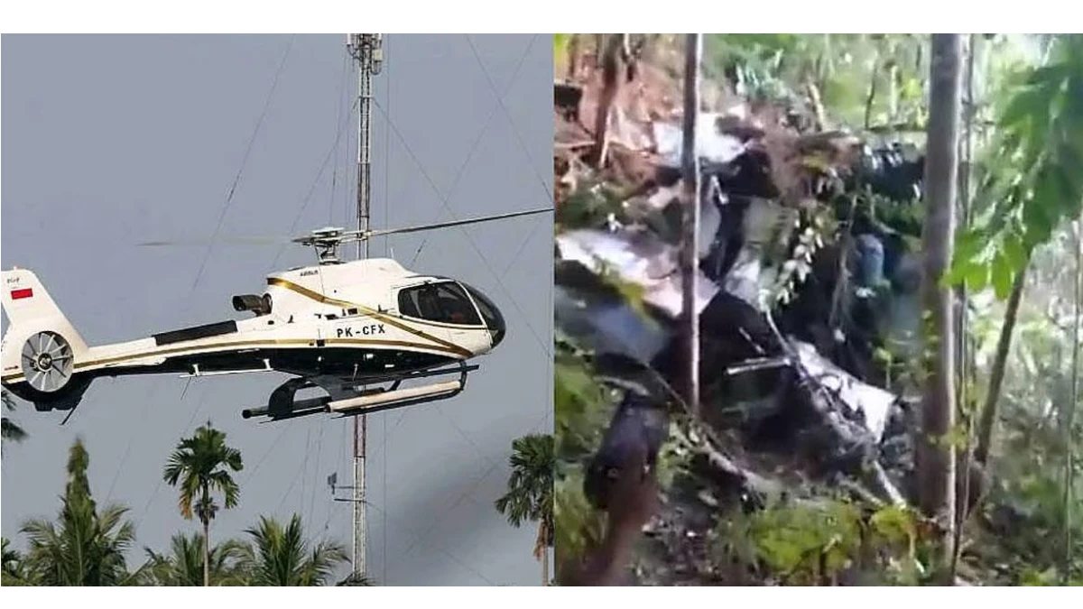 ইন্দোনেশিয়ায় হেলিকপ্টার বিধ্বস্ত হয়ে ৮ আরোহী নিহত