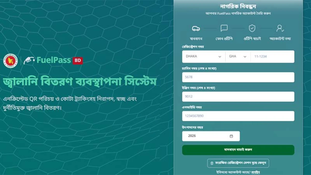 চালু হচ্ছে ‘ফুয়েল পাস’, আবেদন করবেন যেভাবে