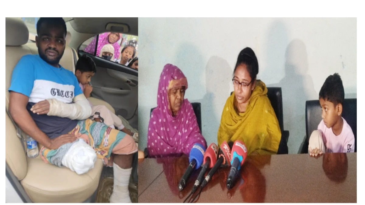 গাজীপুরে চাঁদা না পেয়ে ঠিকাদারকে মারধর, কেটে ফেলতে হয়েছে একটি পা