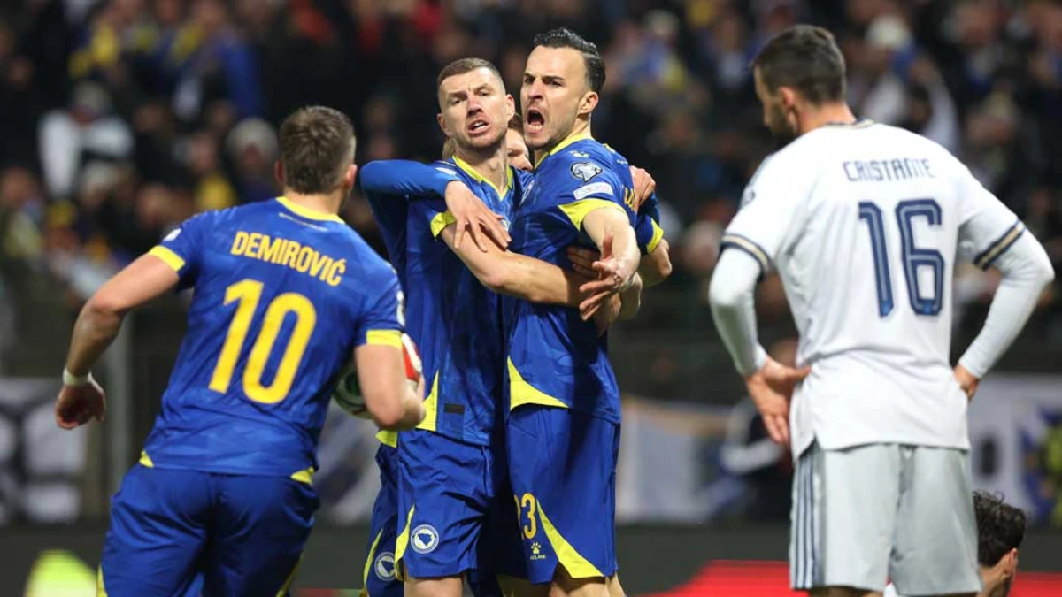 স্বপ্ন ভাঙল ইতালির, বিশ্বকাপে বসনিয়া