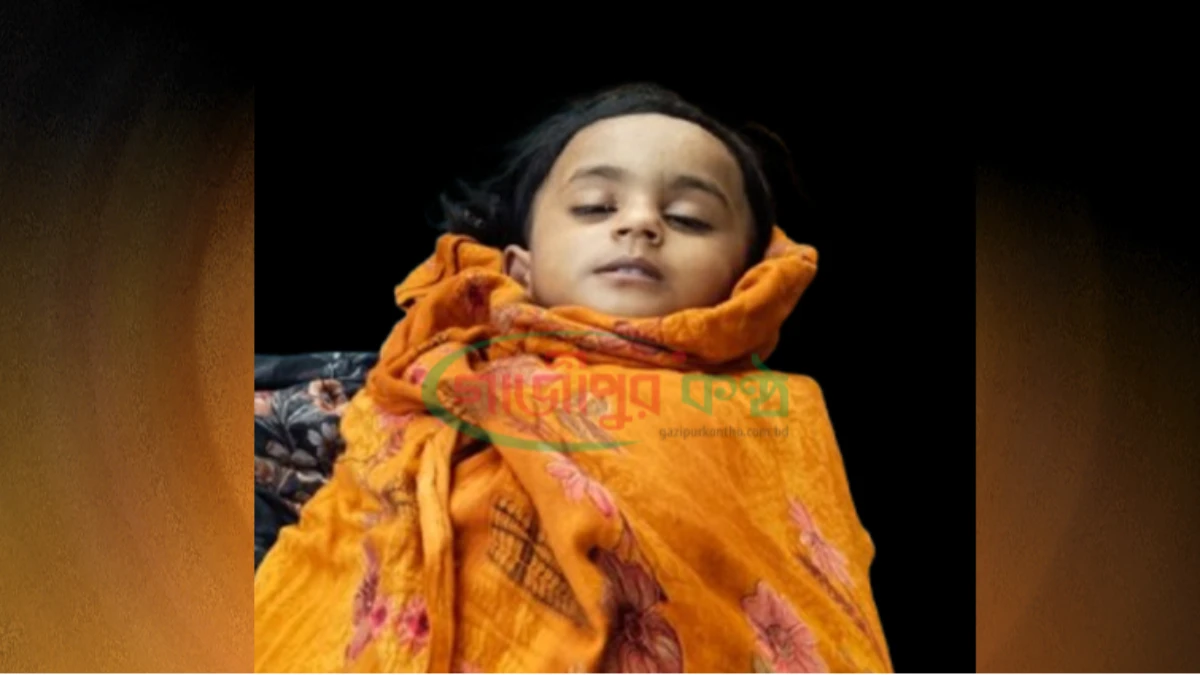 কালীগঞ্জে বালতির পানিতে শিশুর মৃত্যু, হেফাজতে কিশোরী