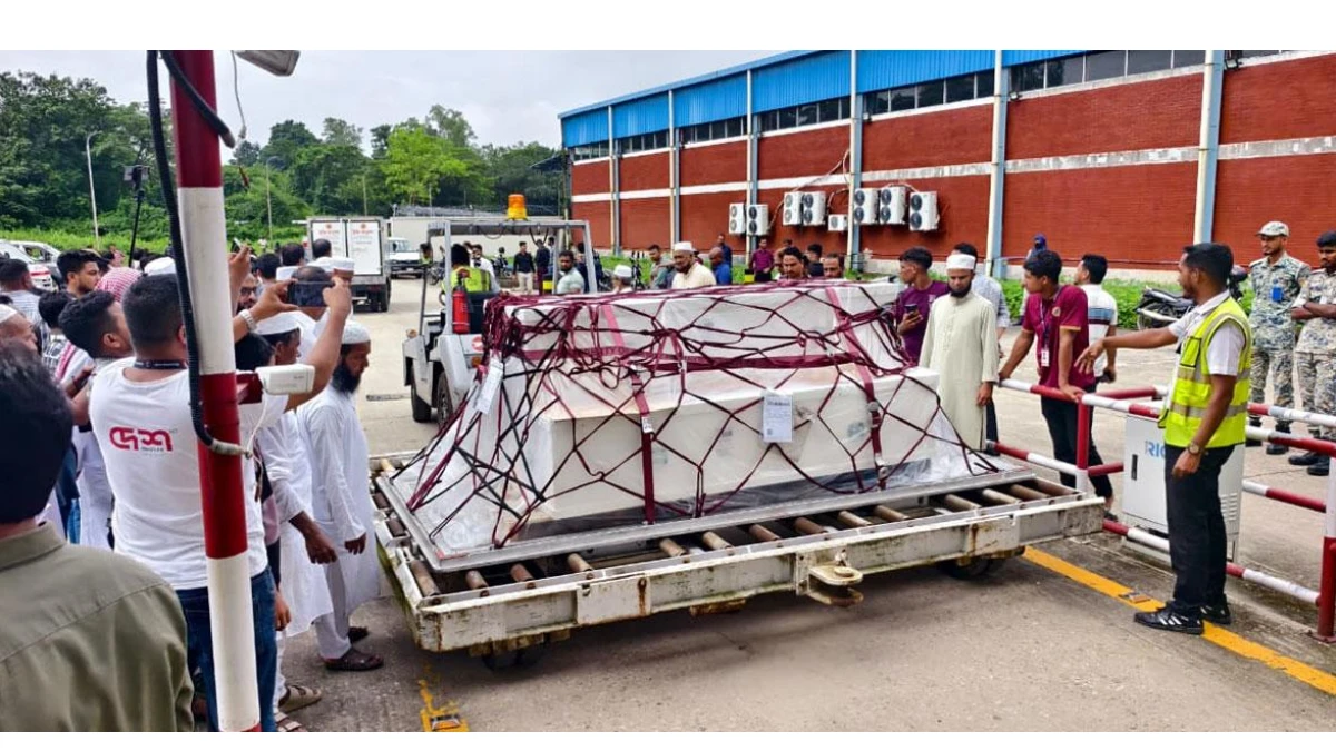কফিনবন্দি হয়ে ফিরলেন কাতারে দুর্ঘটনায় নিহত সিলেটের ৫ যুবক