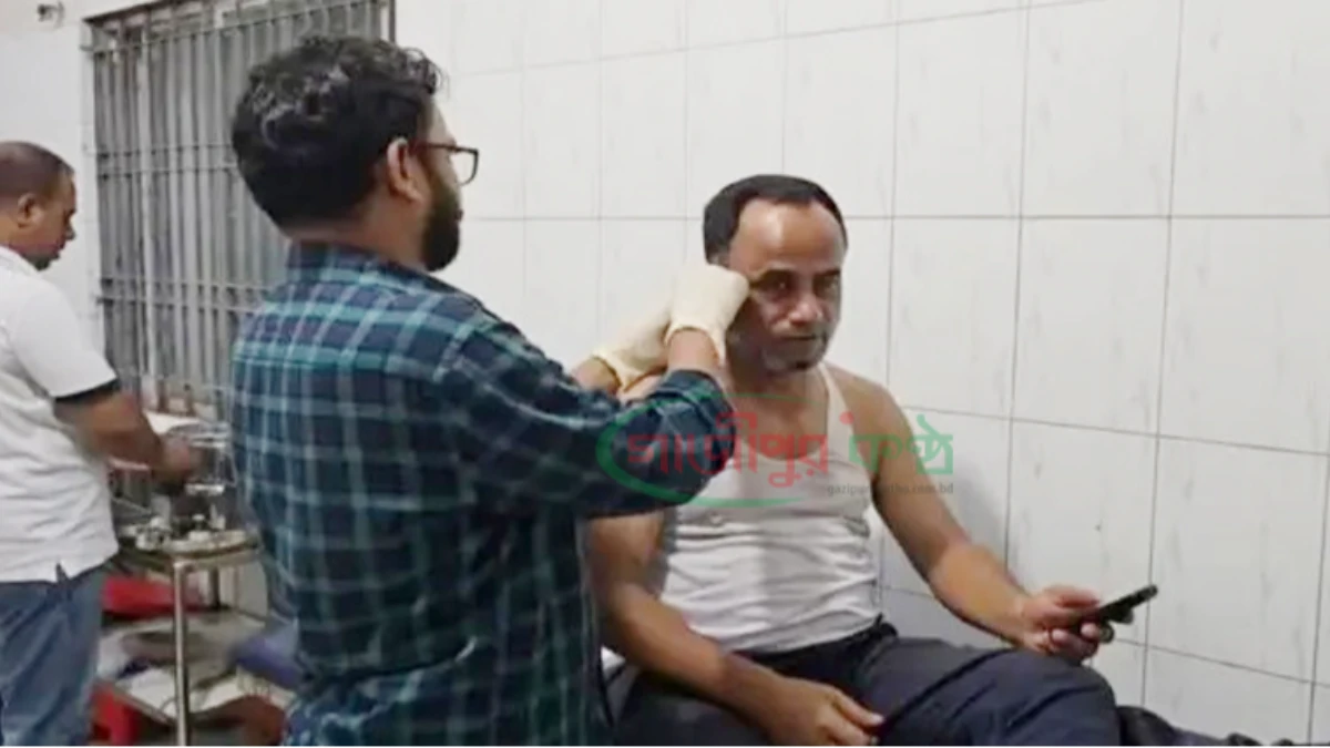 কালীগঞ্জের বালু ব্যবসায়ীকে ধরে নিয়ে পিটুনি, কান কামড়ে রক্তাক্ত করলেন বিএনপি নেতা