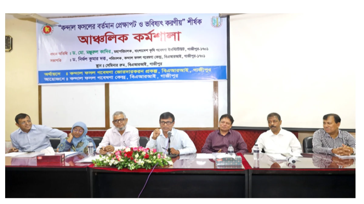গাজীপুরে কন্দাল ফসল নিয়ে কর্মশালা