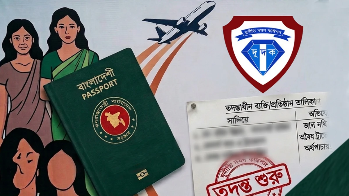 নারী পাচার: দুদকের জালে ৫৭ রিক্রুটিং এজেন্সি