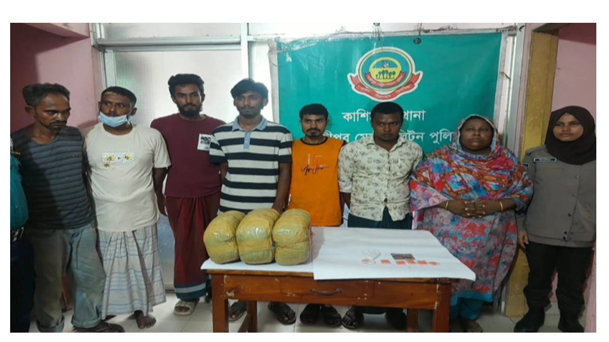 গাজীপুরে মাদকসহ গ্রেপ্তার সাত